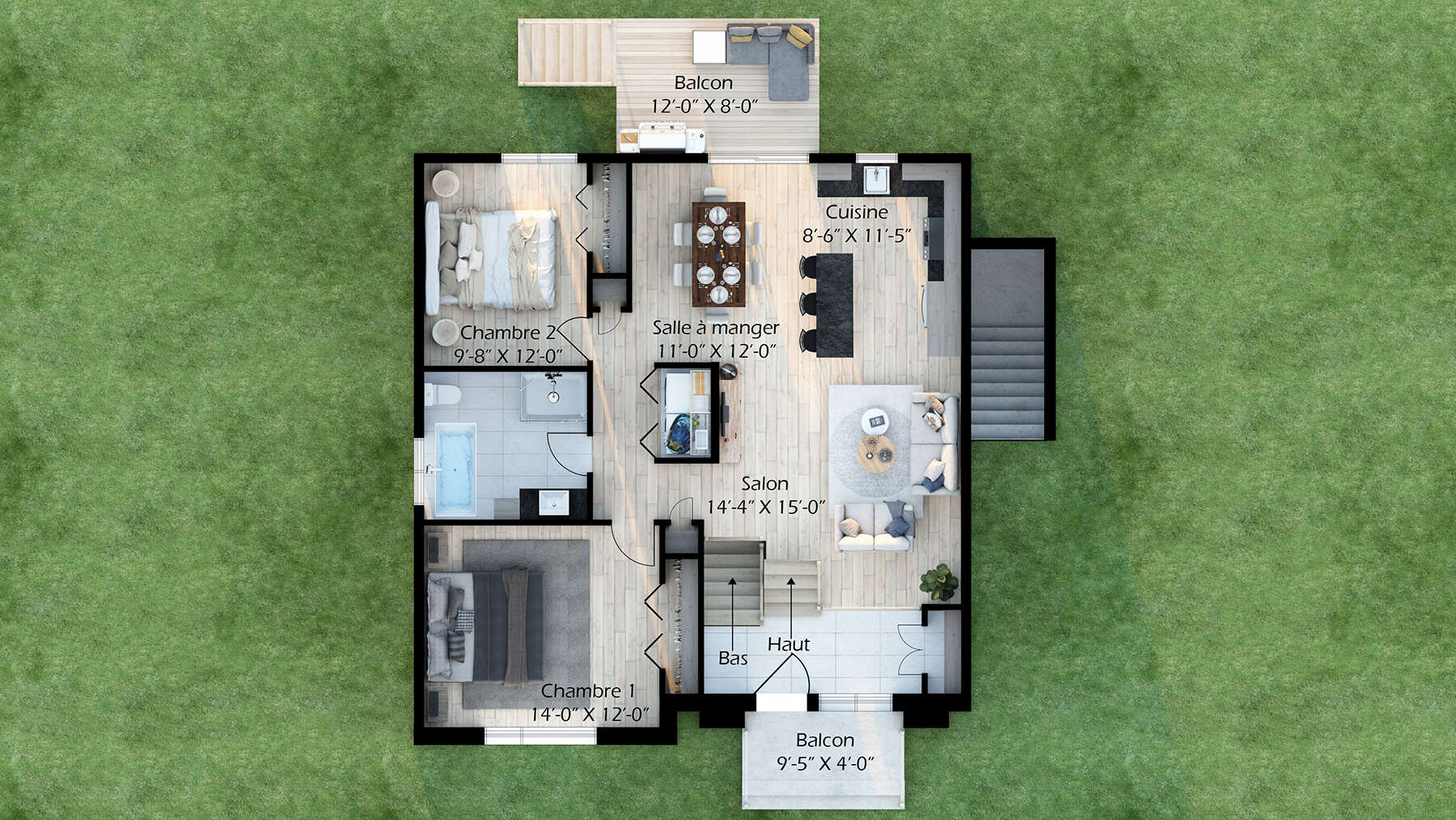 Duplex à vendre Ste-Marthe-sur-le-Lac